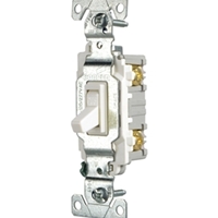 Heavy Duty Single Pole Quiet Switch 20 Amp.