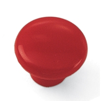 Contemporary Round Plastic Cabinet Knob