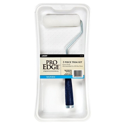 Mini Paint Roller Cover with 11" Roller Frame and Tray, Kit