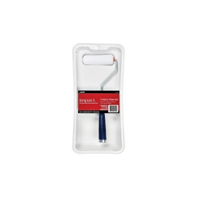Mini Paint Roller Cover with 11" Roller Frame and Tray Kit