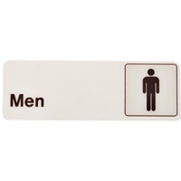 Plastic Symbol Signs 3" x 9"