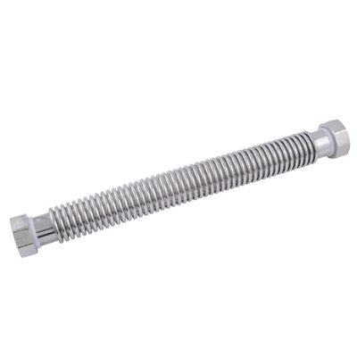 Stainless Steel Water Heater Connector-1 1/2" FIP x 1 1/2" FIP
