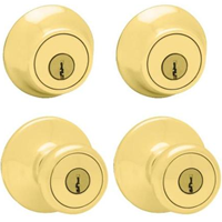 Economy Tulip Knob Entry Lockset