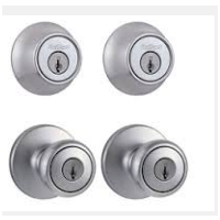 Economy Tulip Knob Entry Lockset