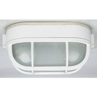 Outdoor Oval Bulkhead Light Fixture