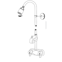 Wall Bracket w/Rod