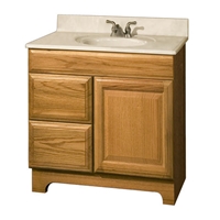 Oak Cabinet w/ Drawer