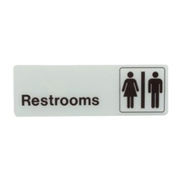 Plastic Symbol Signs 3" x 9"