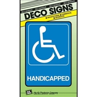 Plastic Symbol Signs 3" x 9"