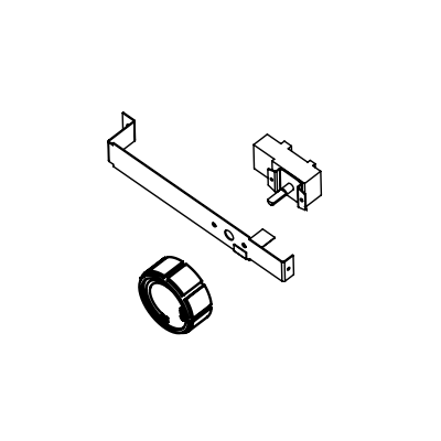 Thermostat Kit SL W/DP Knob White