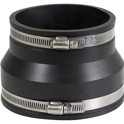 Flexible Rubber Coupling Clay x CI, Plastic