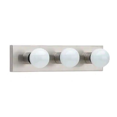 3 Light Bathroom Vanity Make-up Fixture