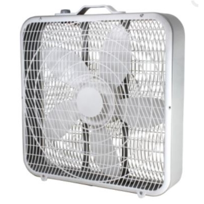 Box Fan with Carry Handle