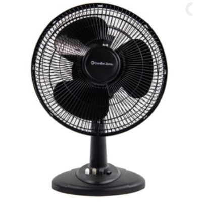 Table Fan with Adjustable Tilt