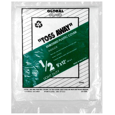 Smooth Plastic Drop Cloth